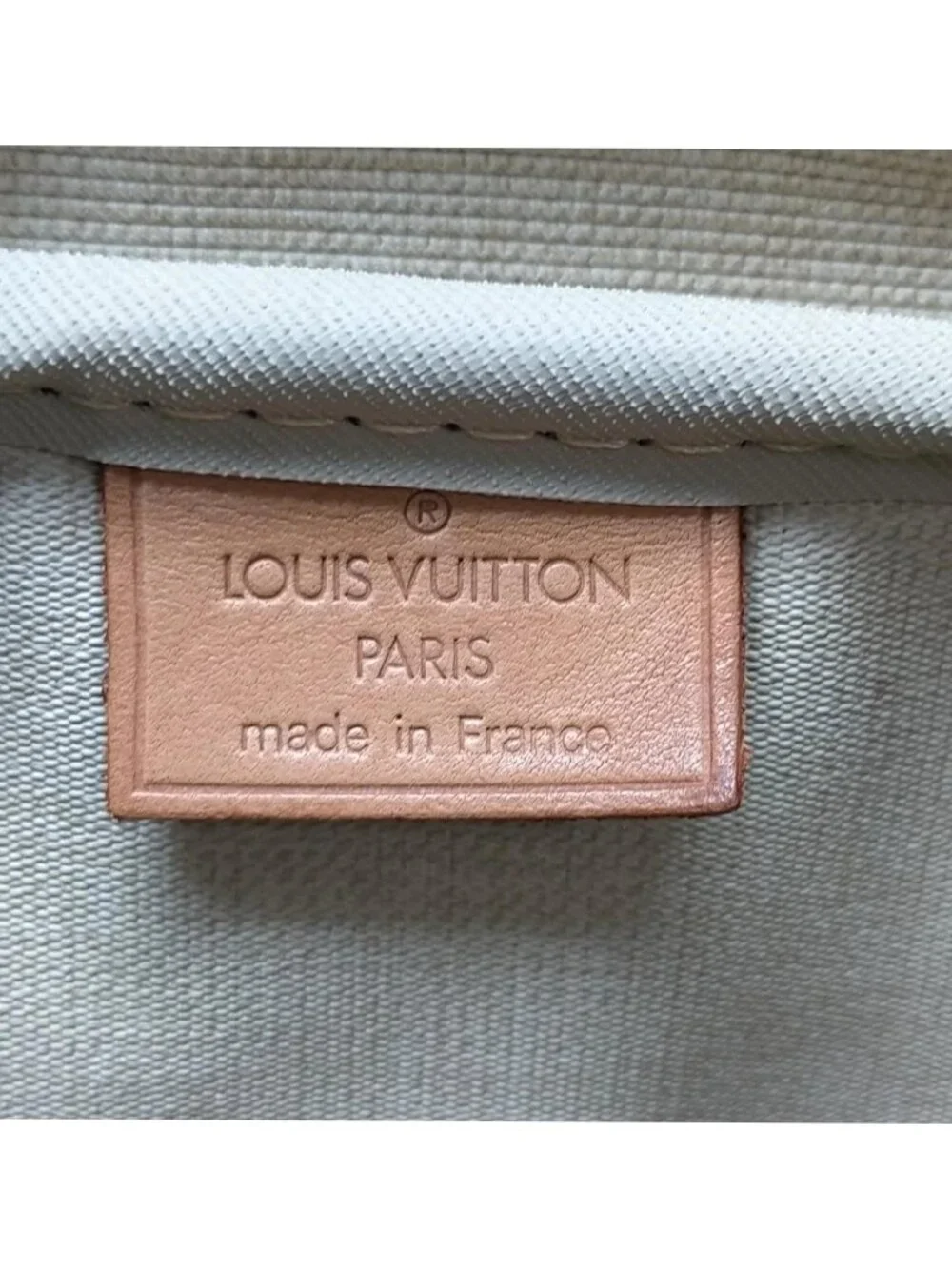 Authentic Louis Vuitton Deauville Monogram Canvas Brown Top Handle Travel Bag